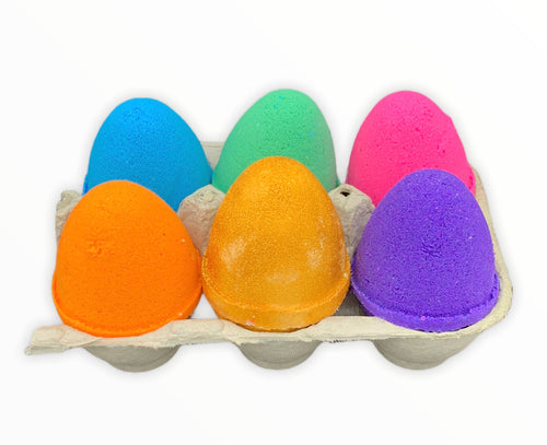 6 Easter Egg Bath Bombs