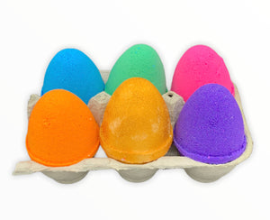 6 Easter Egg Bath Bombs